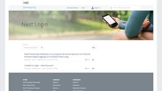 
                            6. Nest Login - Nest Community