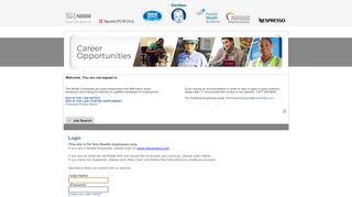 
                            1. Nestlé Purina Careers - User Sign In