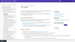 
                            9. .NET Agent - 4.5.x Documentation - AppDynamics ...