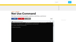 
                            7. Net Use Command (Examples, Options, Switches, …