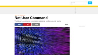 
                            8. Net User Command (Examples, Options, Switches, & More)