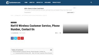 
                            4. Net10 Wireless Customer Service, Phone Number, …