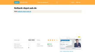 
                            3. Netbank-depot.aab.de - Easy Counter