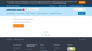 
                            1. netbanking-george-login | KREMSER BANK und …