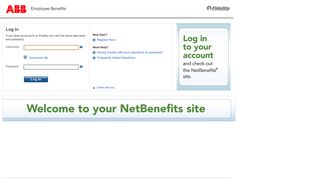 
                            3. NetBenefits Login Page - ABB - Fidelity Investments