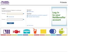 
                            8. NetBenefits Login Page - Mondelez - Fidelity Investments