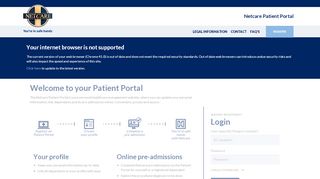 
                            3. Netcare Patient Portal