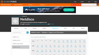 
                            5. Netdisco / List netdisco-users Archives - SourceForge