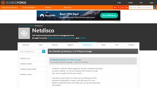 
                            4. Netdisco / Re: [Netdisco] Netdisco 1.0 VMware Image