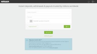 
                            9. NETELLER » Signin