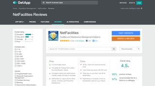 
                            2. NetFacilities Reviews - Ratings, Pros & Cons, Analysis and ...