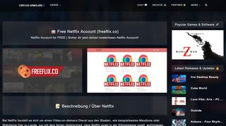 
                            9. Netflix Account for FREE | CRACKED-GAMES.ORG