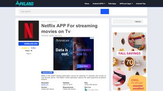 
                            7. Netflix APP For streaming movies on Tv For Android | APK ...
