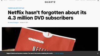 
                            4. Netflix (NFLX) hasn't forgotten about its 4.3 million DVD ...
