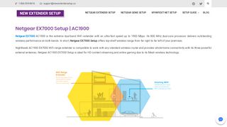 
                            6. Netgear EX7000 AC1900 Nighthawk WiFi Mesh Extender Setup