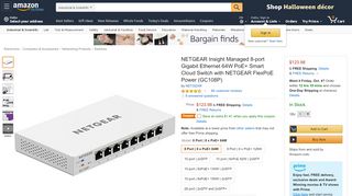 
                            9. NETGEAR Insight Managed 8-port Gigabit Ethernet ... - Amazon.com