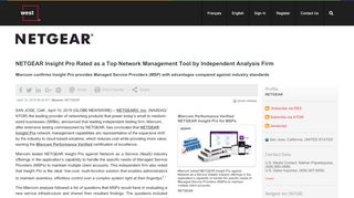 
                            8. NETGEAR Insight Pro Rated as a Top Network Management Tool by ...