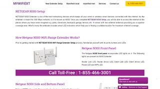 
                            8. NETGEAR N300 setup | Mywifiext.net Extender Setup