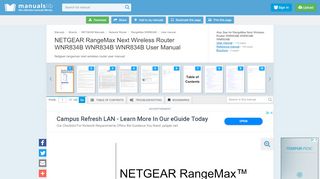 
                            5. NETGEAR RANGEMAX NEXT WIRELESS ROUTER WNR834B …