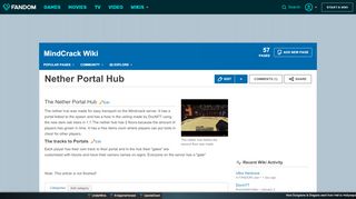 
                            5. Nether Portal Hub | MindCrack Wiki | FANDOM powered by Wikia