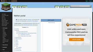 
                            5. Nether portal – Official Minecraft Wiki
