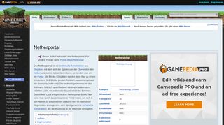 
                            2. Netherportal – Das offizielle Minecraft Wiki