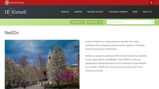 
                            7. NetIDs | IT@Cornell