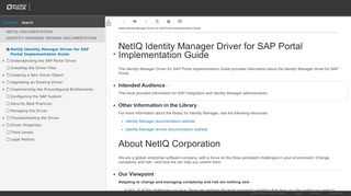 
                            8. NetIQ Identity Manager Driver for SAP Portal Implementation Guide ...