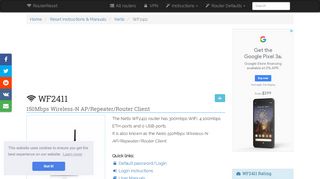 
                            2. Netis WF2411 Default Password & Login, Manuals and Reset ...
