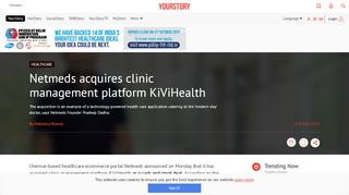 
                            5. Netmeds acquires clinic management platform KiViHealth