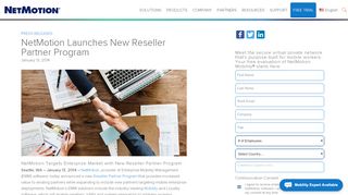 
                            2. NetMotion Launches Reseller Partner Program | NetMotion Software