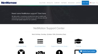 
                            3. NetMotion Support, Knowledge Base & Training | NetMotion Software