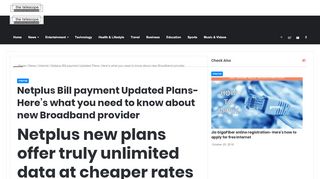 
                            6. Netplus bill payment for new updated plans online