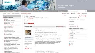 
                            3. Netpro Download - Entries - Forum - Industry Support - Siemens