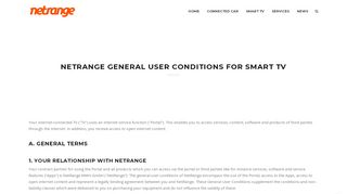 
                            2. NetRange General User Conditions for Smart TV | NetRange