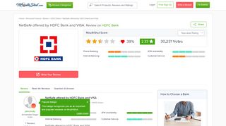 
                            7. NetSafe offered by HDFC Bank and VISA - mouthshut.com