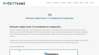 
                            3. NetScaler Insight Center 11.0 Installation & …