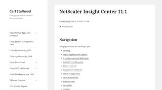 
                            6. NetScaler Insight Center 11.1 – Carl Stalhood