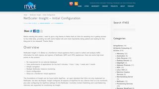 
                            5. NetScaler Insight – Initial Configuration - ITVCE