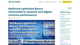 
                            9. NetScout optimizes Banco Votorantim’s network and digital ...