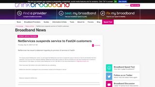 
                            9. NetServices suspends service to Fast24 customers ...