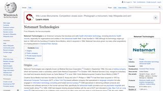 
                            6. Netsmart Technologies - Wikipedia