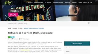 
                            1. Network as a Service (NaaS) explained - Sify Technologies