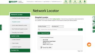 
                            1. Network Hospitals | Religare - Religare Health Insurance