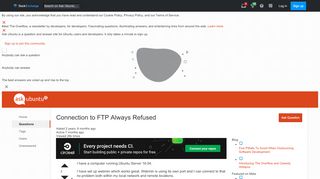 
                            7. networking - Connection to FTP Always Refused - Ask Ubuntu