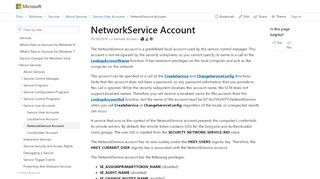 
                            8. NetworkService Account - Windows applications | …