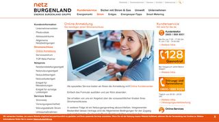 
                            2. Netz Burgenland: Online Anmeldung