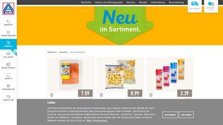 
                            8. Neu im Sortiment - ALDI Nord