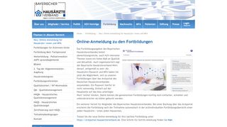 
                            5. Neu: Online-Anmeldung für Hausärzte/-innen und MFA - Bayerischer ...