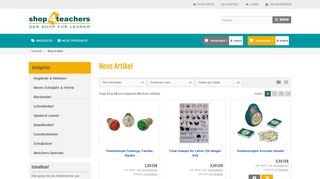 
                            7. Neue Artikel - Shop.4teachers.de